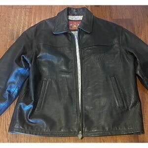 Rare 2007 Disneyland California Large Leather Jacket
